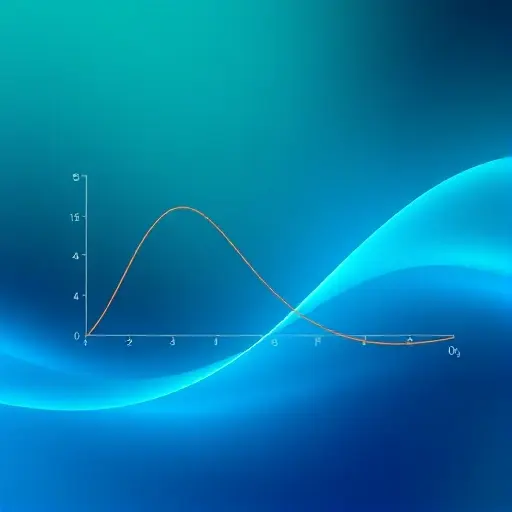 Abstract visualization of asymptotic behavior in mathematical statistics. Depict two curves, one representing the variance and the other the covariance, approaching a stable value as a parameter approaches infinity. Use smooth, flowing lines to illustrate the convergence. The background should be a gradient of cool blues and greens, suggesting mathematical concepts and stability.