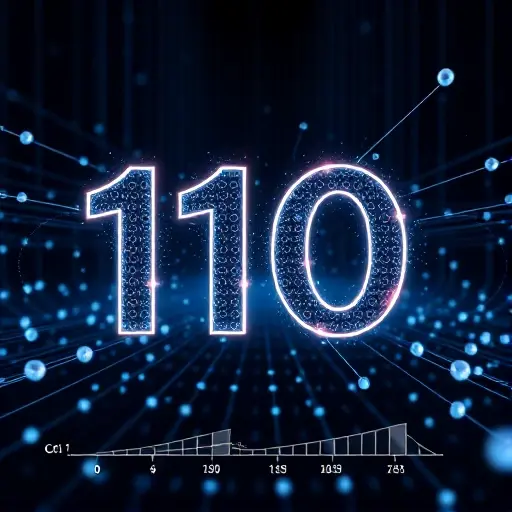 An abstract representation of quantum computing theory and integer factorization, featuring a large composite number breaking into prime factors via quantum interference patterns, with qubits in superposition visualized as glowing spheres, quantum gates as interconnected nodes, and exponential speedup illustrated by a logarithmic scale comparing classical and quantum computation time, all in a minimalist, high-detail scientific style