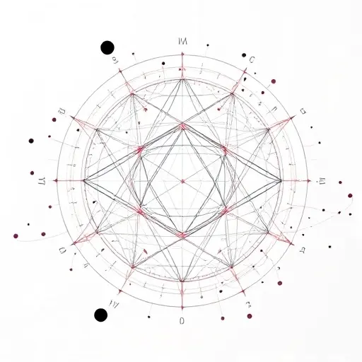 An abstract, high-detail visual representation of the ABC conjecture and Inter-universal Teichmüller Theory, featuring symbolic mathematical elements such as elliptic curves, modular forms, and geometric structures intertwined with abstract representations of universes or multiverses, rendered in a clean, precise, smallHQ style with subtle gradients and minimalistic elegance, evoking deep mathematical insight and theoretical physics connections