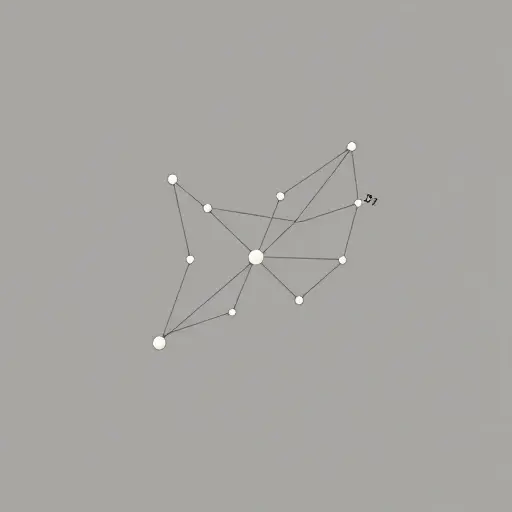 A minimalist abstract representation of a mathematical theorem titled 'Лося' (Lyosha) and ultra-products of structures, featuring symbolic elements like interconnected nodes, abstract geometric shapes, and subtle mathematical notation, rendered in a clean, high-quality style with subtle gradients and precise lines
