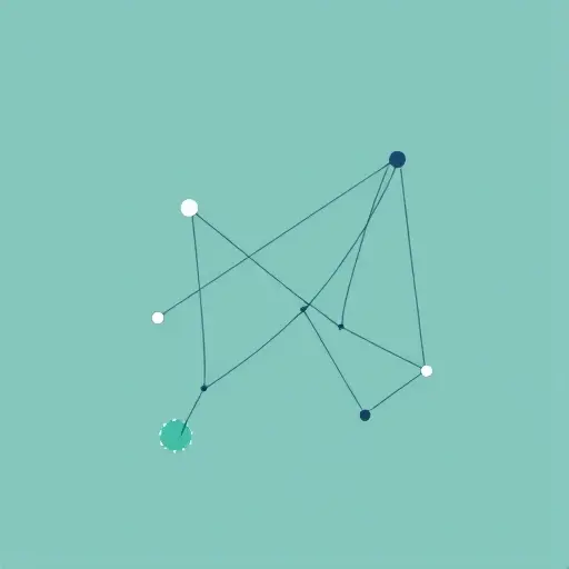 A minimalist abstract illustration representing the concept of type systems in programming. The image should feature interconnected geometric shapes and lines symbolizing the structure and constraints of types. Use a color palette that conveys order and precision, such as cool blues and greens. The composition should suggest the idea of preventing self-reference or infinite loops through the use of types.