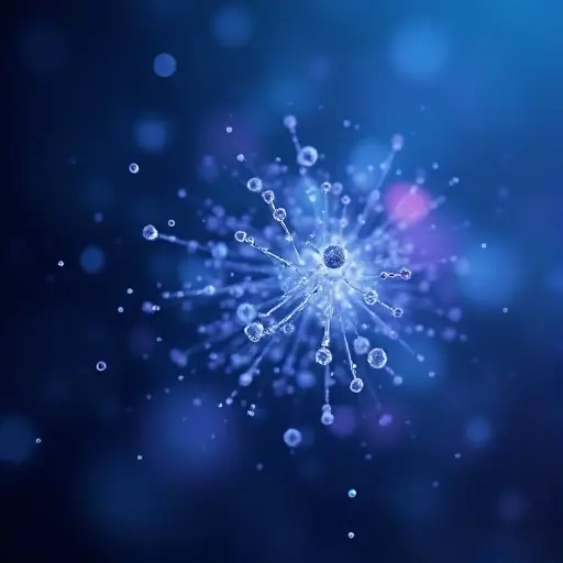 An abstract visualization of particles, with a soft, ethereal glow, surrounded by faint, overlapping translucent shapes, with a deep blue and violet color palette, evoking quantum uncertainty and superposition, no text, no labels, no numbers, no symbols, no readable elements, purely visual and conceptual, minimalist yet intricate, high detail, soft lighting, cinematic depth, 8K resolution