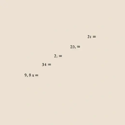 A minimalist illustration showing a simple logical progression diagram: a sequence of ascending steps labeled with natural numbers, a subtle arrow indicating induction, and a faint outline of a Peano axiom symbol, all rendered in a clean, smallHQ style with muted colors and no text or numbers visible