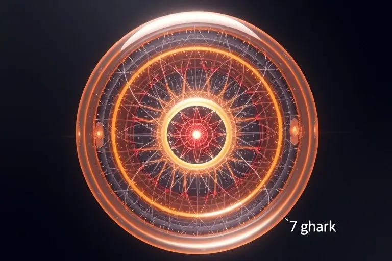 A high-quality scientific illustration showing the internal structure of a proton with a subtle, ethereal charm quark component visualized as a faint, glowing particle or field within the proton's quark-gluon sea, rendered in a detailed, realistic style with soft lighting and scientific accuracy, emphasizing the concept of an 'internal charming quark' hypothesis