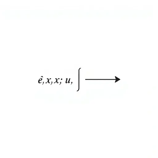 A minimalist illustration showing a simple logical diagram with a base case and an inductive step arrow, representing Peano arithmetic and mathematical induction applied to arbitrary predicates, in the smallHQ style