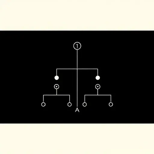A minimalist abstract composition representing logical concepts of first-order and second-order logic, featuring subtle hierarchical structures and symbolic elements that convey depth of reasoning, rendered in a clean, high-quality visual style