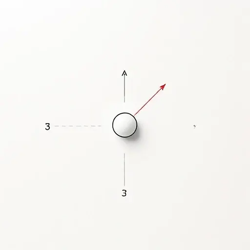 A minimalist mathematical diagram showing a tiny circle representing an infinitesimal quantity, surrounded by faint arrows indicating limit processes, with subtle logical symbols like a crossed-out contradiction sign in the background, all rendered in a clean, small-scale style