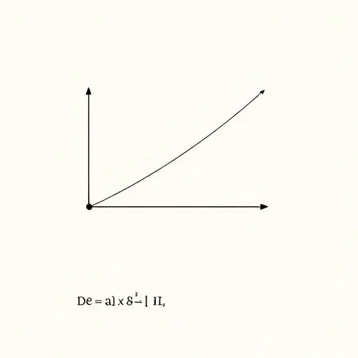 A minimalist mathematical illustration showing a topological space with a highlighted closed set and a corresponding ideal of polynomials, rendered in clean line art with subtle shading, no text or numbers
