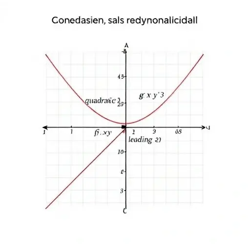 A clean, minimalist educational diagram illustrating the concept of Gröbner bases and polynomial ideals: a 2D coordinate plane with a set of polynomial curves (e.g., quadratic and cubic) intersecting at points, overlaid with symbolic algebraic expressions like f(x,y), g(x,y), and their leading terms highlighted; a subtle grid in the background representing the term order; no text, labels, or numbers visible — only abstract shapes, lines, and symbolic placeholders for polynomials; style: smallHQ
