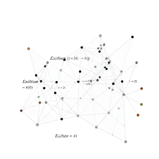 Abstract representation of a mathematical theorem. Visualize the concepts of a solution, existence, and uniqueness. Use interconnected nodes and lines to represent relationships and dependencies. Incorporate subtle visual cues suggesting the impact of a lack of Lipschitz continuity, perhaps through fragmented or distorted elements. Focus on conveying the abstract nature of the theorem rather than a literal depiction of equations.