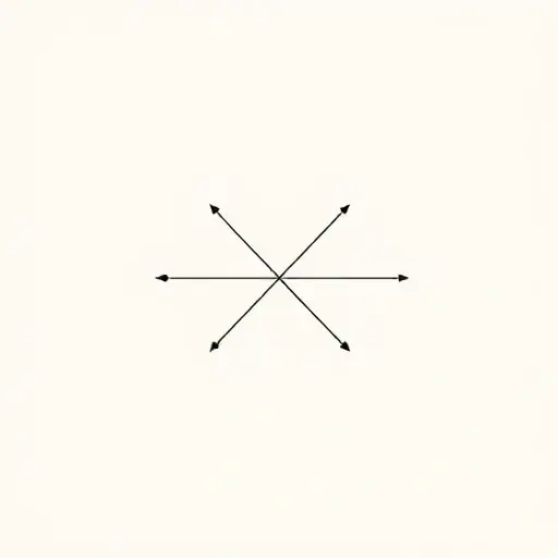 A minimalist abstract illustration representing the apparent contradiction between Gödel's incompleteness theorems. Use geometric shapes and lines to symbolize the tension between completeness and consistency in mathematical systems. The image should evoke a sense of intellectual depth and philosophical inquiry.