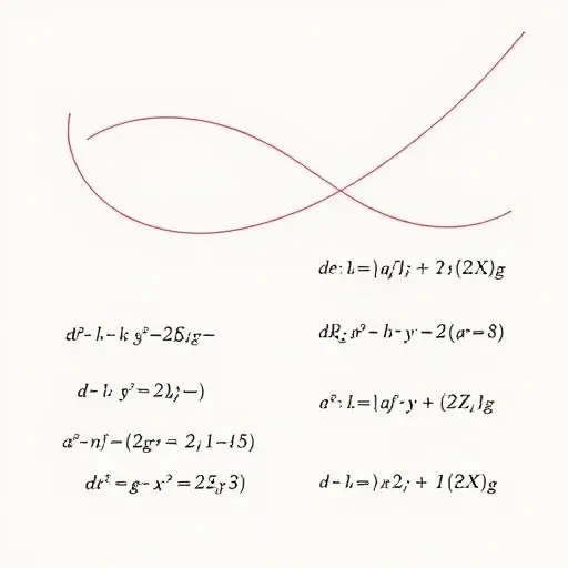 A minimalist mathematical illustration showing abstract algebraic structures and symbolic representations of Abel-Ruffini theorem concepts, featuring elegant curves, symbolic equations, and subtle root motifs in a clean, scholarly style