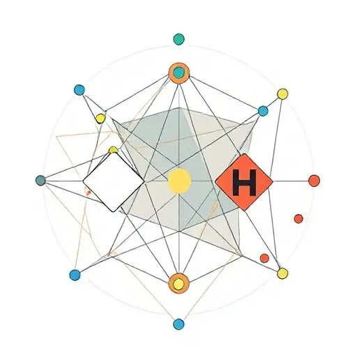 An abstract illustration representing the Curry-Howard isomorphism, featuring interconnected geometric shapes and symbols that symbolize the relationship between logic and type theory. The image should convey the concept of equivalence between proofs and programs, with a focus on modern programming applications.