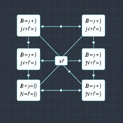 A visual representation of the Chinese Remainder Theorem applied in parallel computing, showing multiple modular arithmetic operations being processed simultaneously across different processors or cores, with interconnected nodes exchanging results, abstract mathematical symbols of congruences and remainders flowing between them, emphasizing parallelism and scalability, in a clean, technical diagram style with subtle grid-like background suggesting computational structure