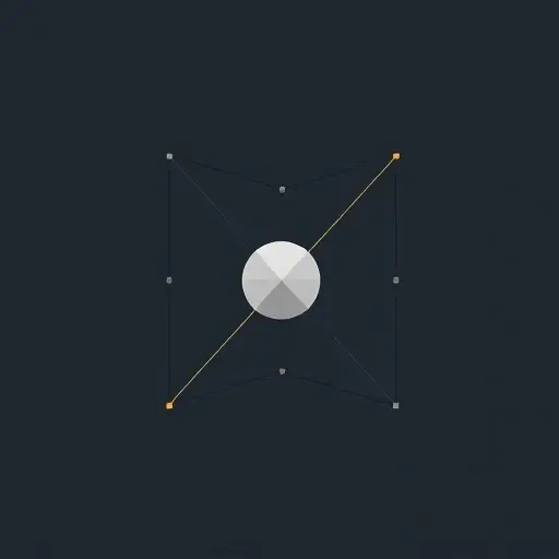 A minimalist abstract representation of the concept of the Axiom of Choice in mathematical analysis. Use geometric shapes and lines to symbolize the selection process and the interconnectedness of sets. The image should convey the idea of making choices from infinite sets, with a focus on the mathematical and analytical aspects.