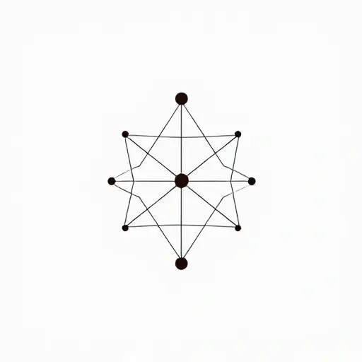 A minimalist abstract representation of group theory concepts, featuring geometric shapes and patterns that symbolize algebraic structures and their interactions. Use a monochromatic or limited color palette to emphasize the theoretical and abstract nature of the subject. The composition should evoke a sense of symmetry and balance, reflecting the fundamental principles of group theory.