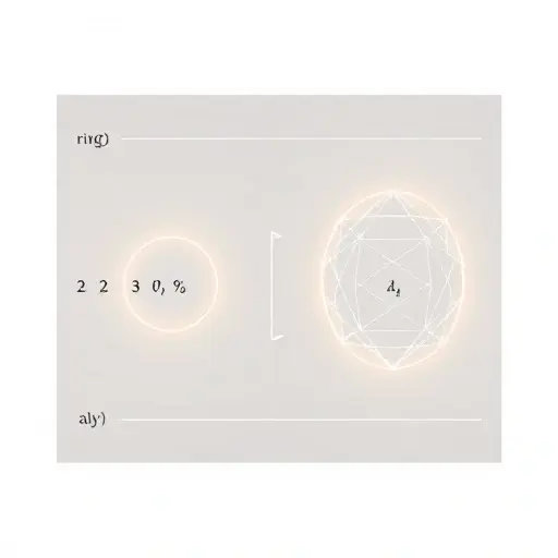 An abstract conceptual visualization of the transition from ring elements to ideals in ring theory, featuring symbolic representations of individual ring elements (such as numbers or algebraic symbols) gradually merging into structured, ideal-like subsets depicted as glowing, interconnected lattices or algebraic structures, with subtle mathematical notation (like ring symbols, ideal notation ⟨a⟩, and set-theoretic boundaries) fading in and out, all rendered in a clean, minimalist, high-quality c