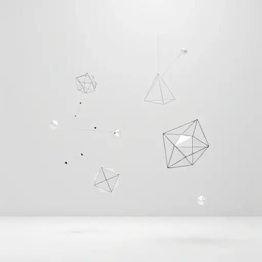 A visual representation of the concept of ultra-powers and non-standard analysis, featuring abstract mathematical symbols and structures floating in a minimalist, high-contrast space. The image should convey the idea of transferring properties between different mathematical realms, with a focus on geometric shapes and patterns that suggest the theorem of Los and the transfer principle.