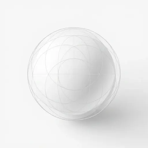 An abstract visualization of sphere eversion in differential topology, showing a smooth transformation of a sphere turning inside out through a series of intermediate self-intersecting stages, rendered with clean geometric lines, subtle gradients, and minimalistic shading to emphasize topological continuity and symmetry, no labels or text