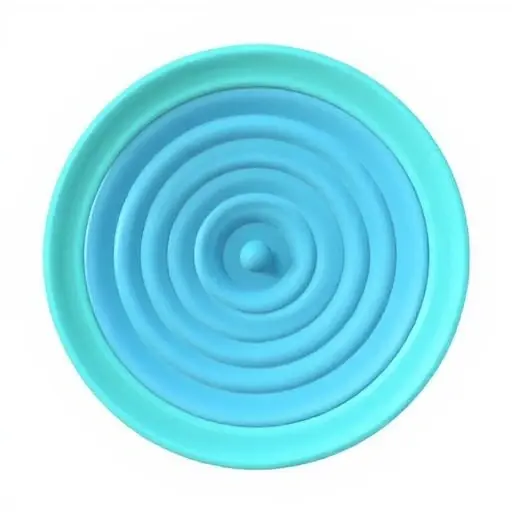A stylized depiction of wave propagation, illustrating the concept of a dispersion-free regime. Show a series of smooth, concentric waves expanding outwards from a central point. The waves should maintain their shape and speed as they travel, without spreading or distorting. Use a color palette of blues and greens to represent the waves and a neutral background. Focus on the visual representation of uniform wave behavior.