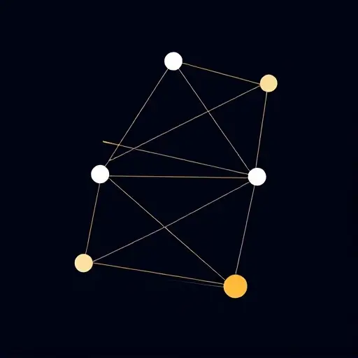 An abstract illustration representing the concept of the Axiom of Choice in mathematical analysis. The image should depict a series of interconnected choices or paths, symbolizing the selection of elements from sets. Use geometric shapes and lines to convey the idea of selection and combination. The overall composition should be clean and minimalistic, with a focus on the relationships between the elements.