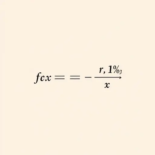 A minimalist illustration of a logical formula with symbolic syntax and abstract semantic truth representation, featuring clean lines and subtle shading, no text or numbers visible
