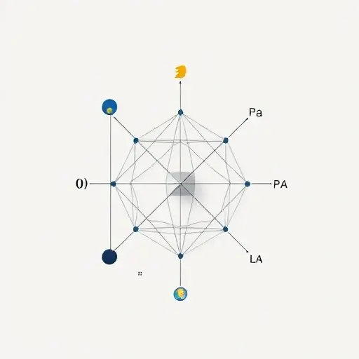 An abstract representation of a constructive object in the style of Alonzo Church's concept, featuring symbolic elements like lambda expressions, logical structures, and geometric forms suggesting computation and construction, rendered in a clean, minimalist, high-quality visual style with subtle gradients and precise lines