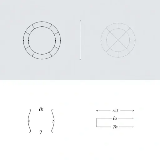 A minimalist abstract representation of modular arithmetic and hash functions, showing modular cycles, congruence symbols, and layered hash flow diagrams with clean geometric shapes and subtle gradients, evoking theoretical computer science concepts without text or numbers