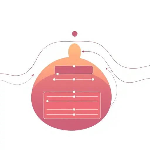 A minimalist abstract representation of sorting algorithms, showing flowing lines and geometric shapes that illustrate order and hierarchy, with subtle contrasting elements to symbolize conflicting criteria, rendered in a clean, high-quality digital art style