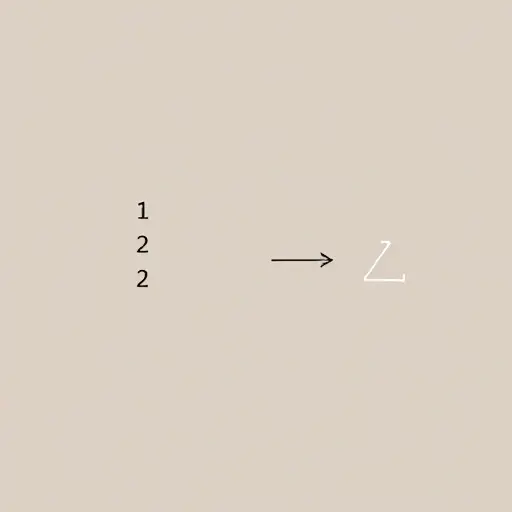 A minimalist illustration of a logical progression: a simple Peano axiom diagram with a natural number ladder, a subtle arrow indicating induction, and a clean outline of a first-order logic symbol, all rendered in a smallHQ style with muted colors and no text or numbers